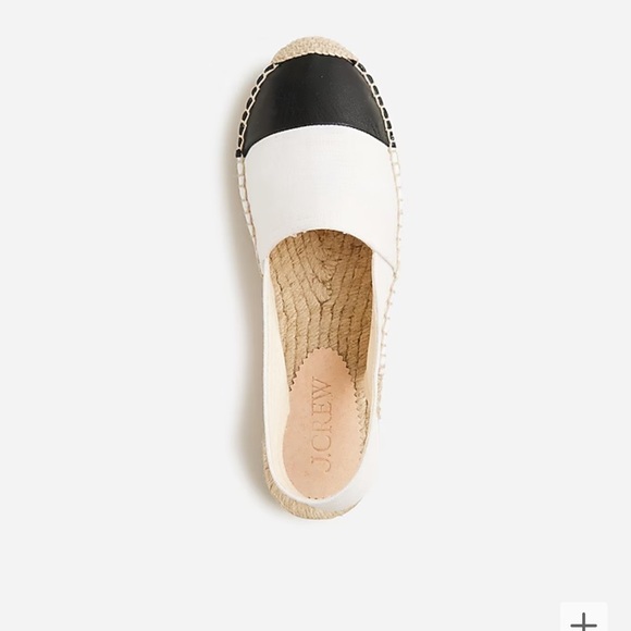 J. Crew Shoes - J Crew Made-in-Spain cap toe slingback espadrilles in canvas CA078